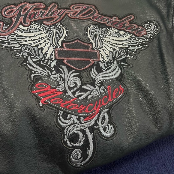 Harley Davidson Riding Jacket with Removable Harley zip up hoodie. - Picture 3 of 14